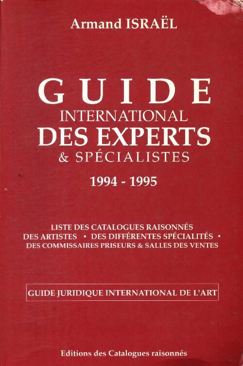 Livrenpoche : Guide international des experts et spécialistes 1994-1995 - Armand Israël - Livre