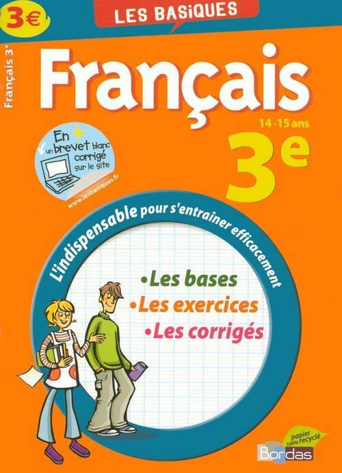 Livrenpoche : Français 3e - Jeanine Borrel - Livre