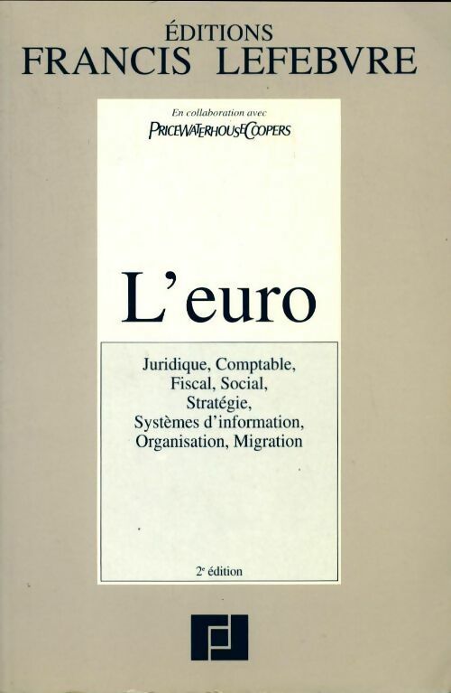 Livrenpoche : L'euro - Francis Lefèbvre - Livre