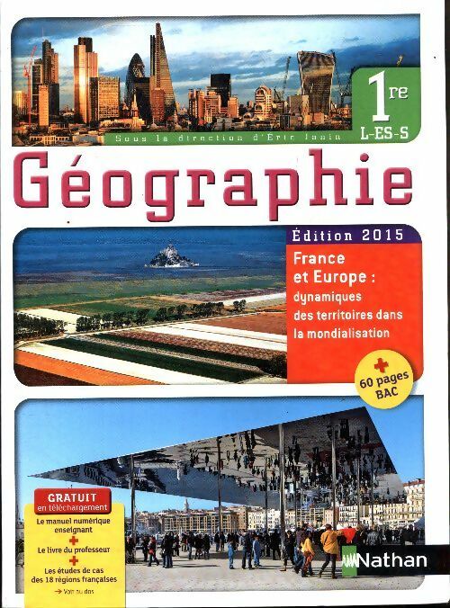 Livrenpoche : Géographie 1ère L, ES, S - Collectif - Livre