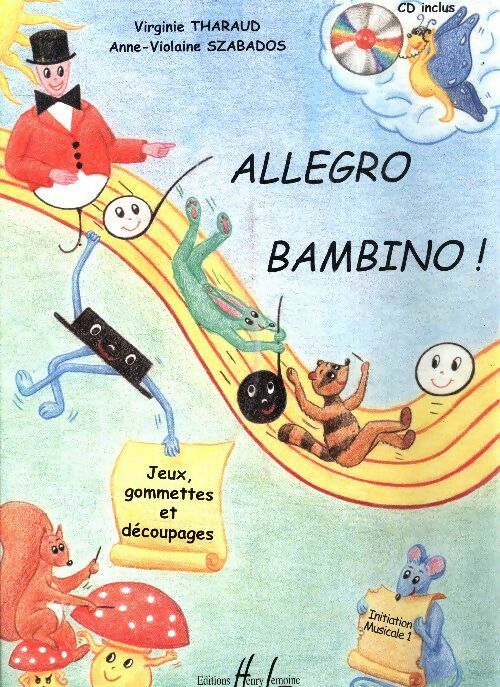 Livrenpoche : Allegro bambino - Virginie Tharaud - Livre