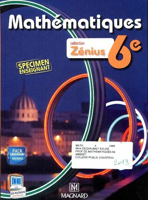 Livrenpoche : Mathématiques 6e - Delphine Aleixandre - Livre