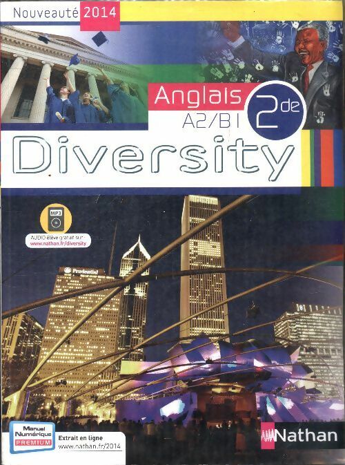 Anglais Seconde A2/B1 - Corinne Escales -  Diversity - Livre