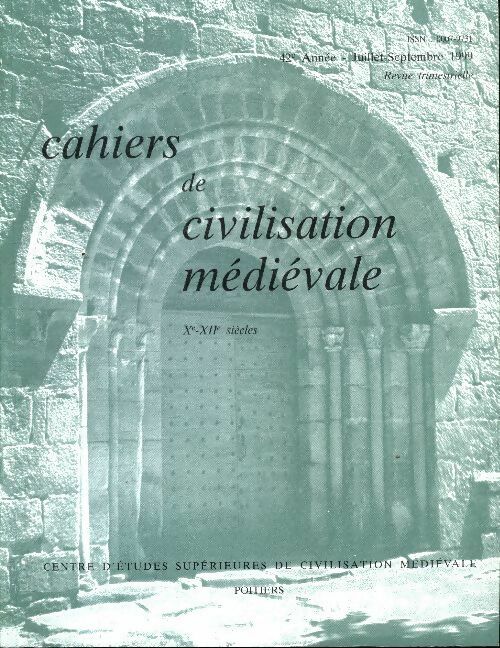 Livrenpoche : Cahiers de civilisation médiévale n°167 - Collectif - Livre