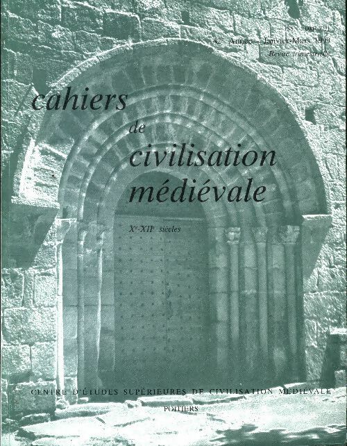 Livrenpoche : Cahiers de civilisation médiévale n°165 - Collectif - Livre