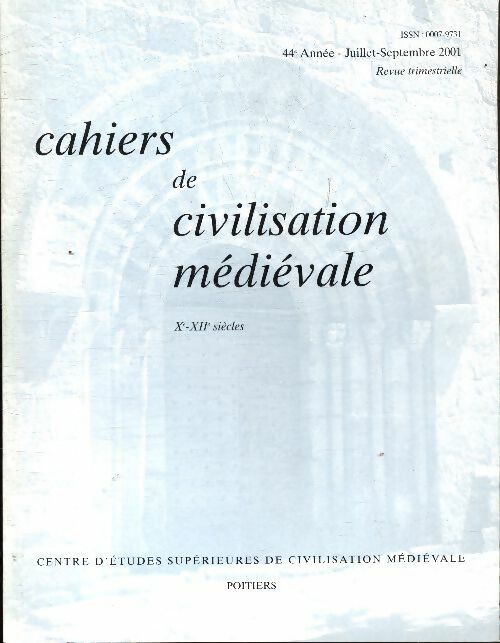 Livrenpoche : Cahiers de civilisation médiévale n°175 - Collectif - Livre