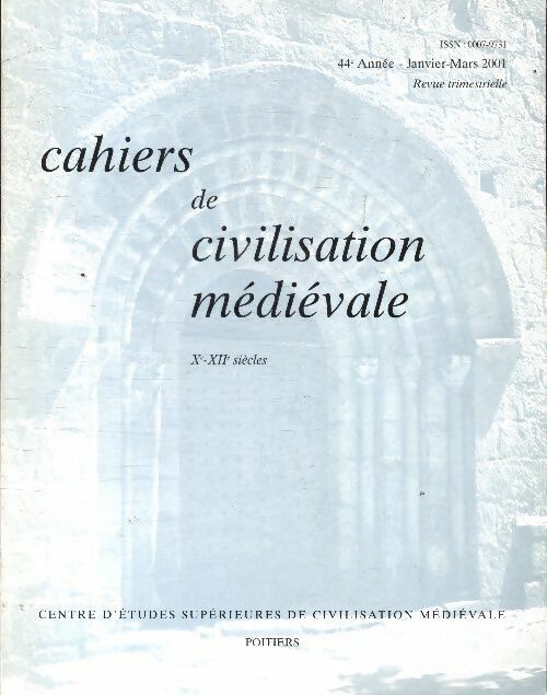 Livrenpoche : Cahiers de civilisation médiévale n°173 - Collectif - Livre