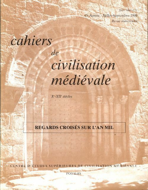 Livrenpoche : Cahiers de civilisation médiévale n°171 - Collectif - Livre
