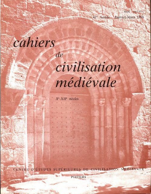 Livrenpoche : Cahiers de civilisation médiévale n°161 - Collectif - Livre