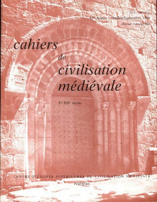 Livrenpoche : Cahiers de civilisation médiévale n°163 - Collectif - Livre