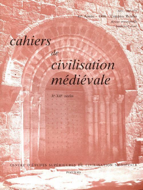 Livrenpoche : Cahiers de civilisation médiévale n°164 bis - Collectif - Livre