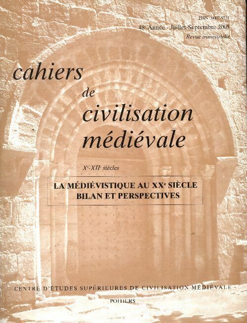 Livrenpoche : Cahiers de civilisation médiévale n°191 - Collectif - Livre