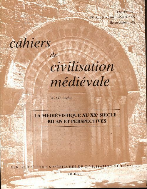 Livrenpoche : Cahiers de civilisation médiévale n°189 - Collectif - Livre