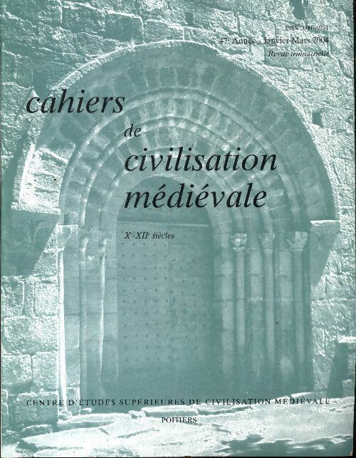 Livrenpoche : Cahiers de civilisation médiévale n°185 - Collectif - Livre
