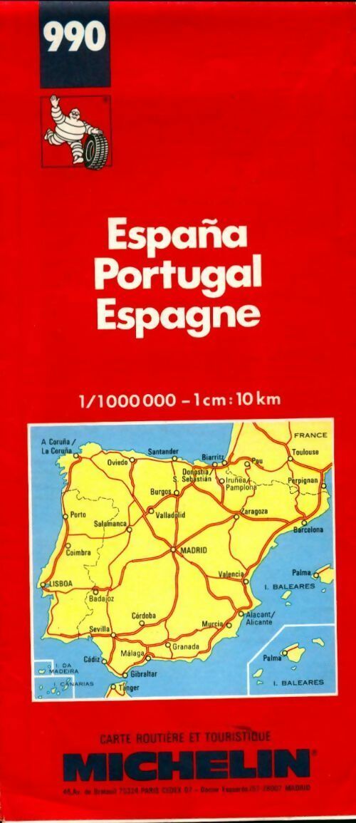 Livrenpoche : Espagne Portugal. Echelle 1/1000000 - Collectif - Livre
