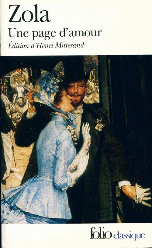 Une page d'amour - Emile Zola - Livre