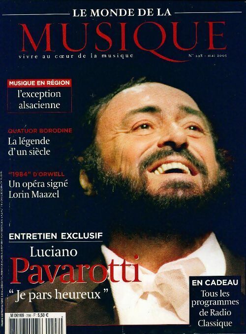 Livrenpoche : Le Monde de la Musique n°298 : Pavarotti - Collectif - Livre