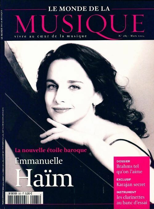 Livrenpoche : Le Monde de la musique n°285 : E. Haïm - Collectif - Livre