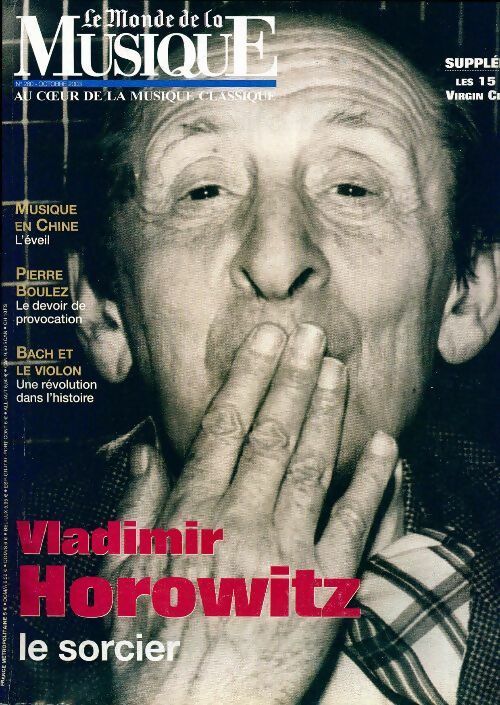 Livrenpoche : Le Monde de la musique n°280 : V. Horowitz - Collectif - Livre