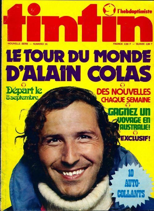 Livrenpoche : Tintin (nouvelle série) n°35 : Le tour du monde d'Alain Colas - Collectif - Livre