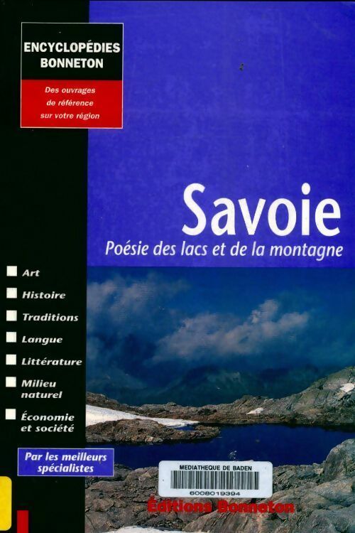 Livrenpoche : Savoie : Poésie des lacs et de la montagne - Alain Boucharlat - Livre
