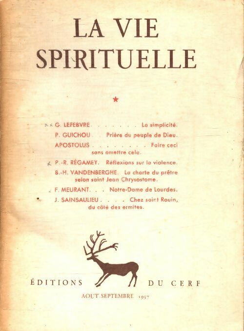 Livrenpoche : La vie spirituelle n°431 - Collectif - Livre