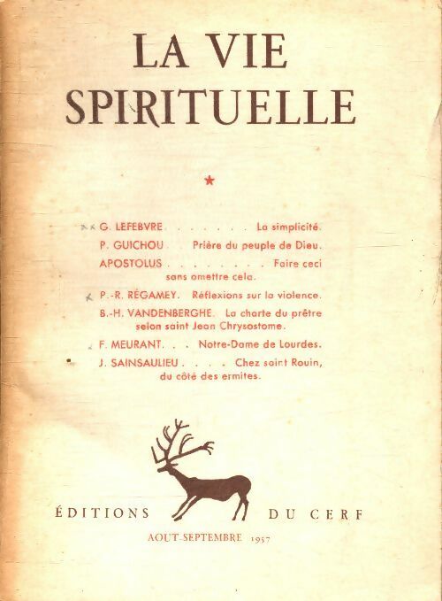 La vie spirituelle n°431 - Collectif -  La vie spirituelle - Livre