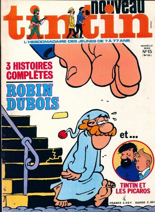 Livrenpoche : Tintin nouveau n°15 : 3 histoires complètes de Robin Dubois - Collectif - Livre