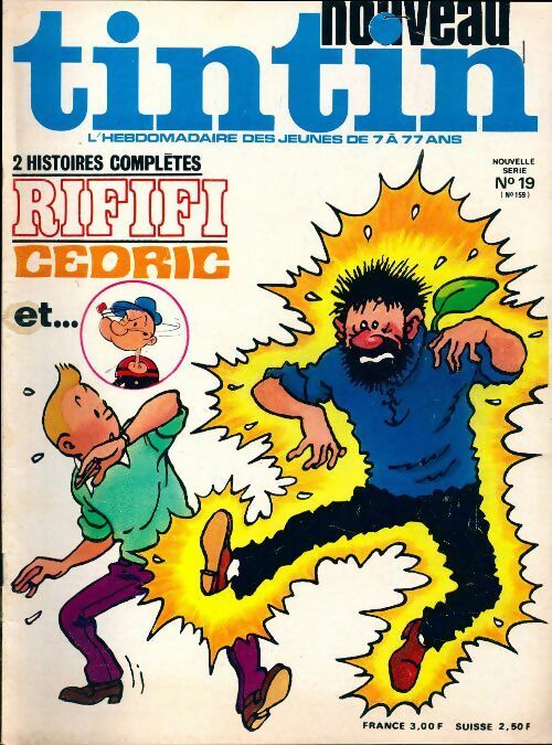 Livrenpoche : Tintin nouveau n°19 : 2 histoires complètes Rififi / Cédric - Collectif - Livre