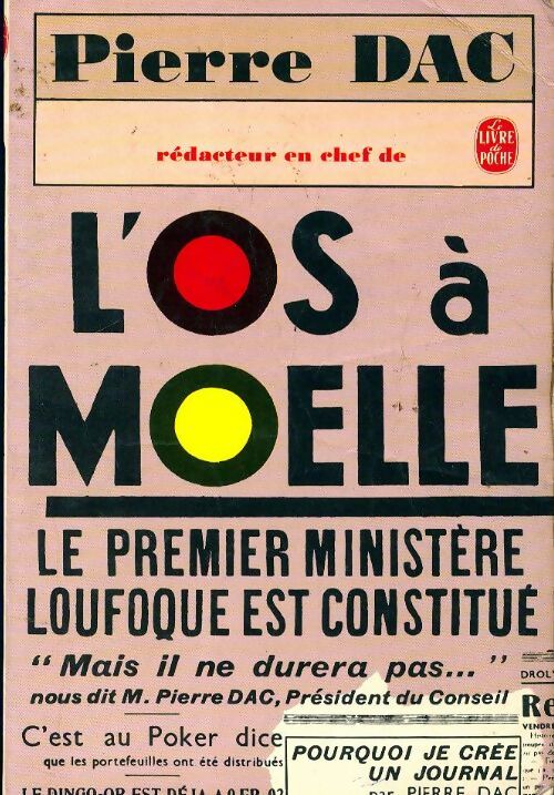 Livrenpoche : L'Os à Moëlle - Pierre Dac - Livre