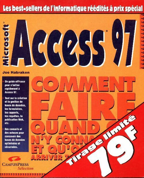 Livrenpoche : Access 97  - Joe Habraken - Livre