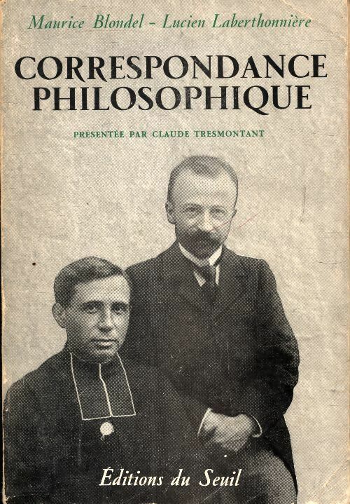 Livrenpoche : Correspondance philosophique - Maurice Blondel - Livre