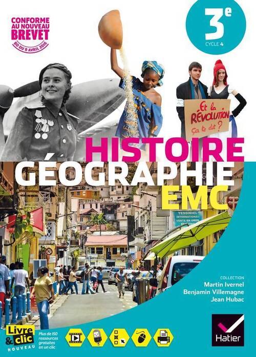 Livrenpoche : Histoire-géographie enseignement moral et civique (emc) 3e 2016 - Martin Ivernel - Livre