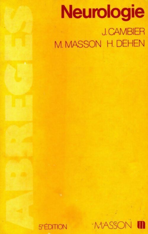 Livrenpoche : Neurologie - Jean Cambier - Livre