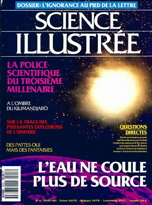 Livrenpoche : Science illustrée n°3 (4e année) : L'eau ne coule plus de source - Collectif - Livre
