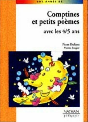 Comptines et petits poèmes avec les 4-5 ans - Pierre Dufayet -  Une année de - Livre