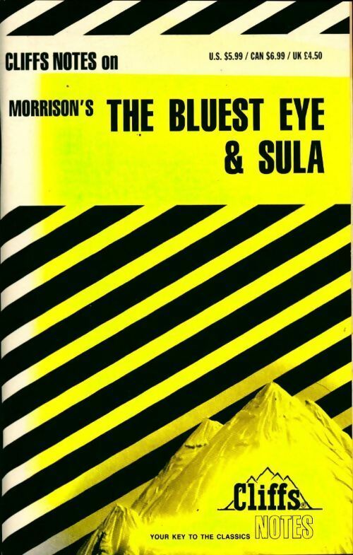Livrenpoche : Cliffsnotes on Morrison's the bluest Eye & Sula - Louisa S. Nye - Livre
