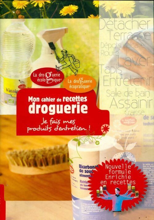 Livrenpoche : Mon cahier de recettes droguerie - Collectif - Livre