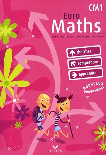 Euro maths CM1 - Collectif ; Marie-Lise Peltier -  Hatier GF - Livre