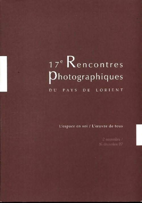 Livrenpoche : 17e rencontres photographiques du pays de Lorient - Collectif - Livre