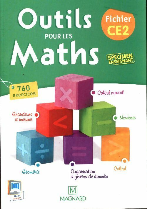 Livrenpoche : Outils pour les maths - fichier CE2 - specimen enseignant - Collectif - Livre