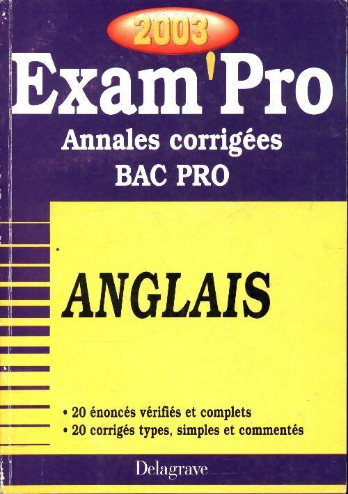 Livrenpoche :  Anglais Bac pro - Elisabeth Dubois - Livre