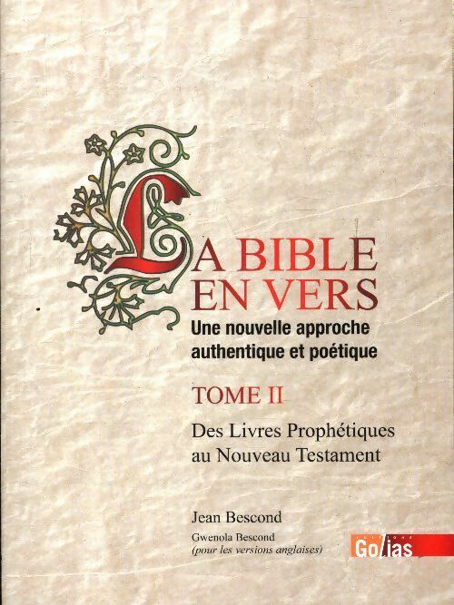 Livrenpoche : La bible en vers Tome II - Jean Bescond - Livre