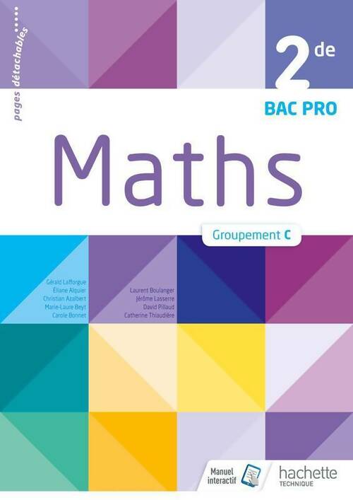 Livrenpoche : Mathématiques Seconde bac pro tertiaire groupement C - Christian Azalbert - Livre