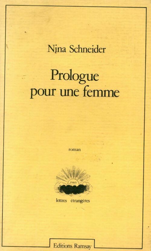 Livrenpoche : Prologue pour une femme - Nina Schneider - Livre