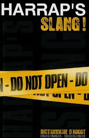 Livrenpoche : Harrap's slang dictionnaire anglais-français, français-anglais - Collectif - Livre