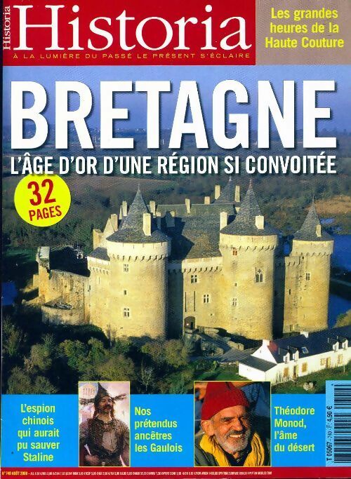 Livrenpoche : Historia n°740 : Bretagne : l'âge d'or d'une région si convoitée - Collectif - Livre
