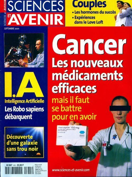 Livrenpoche : Sciences et avenir n°655 : Cancer, les nouveaux médicaments efficaces - Collectif - Livre