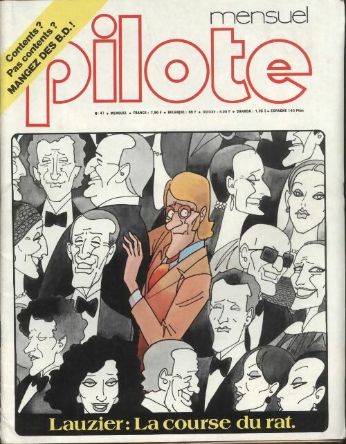 Livrenpoche : Pilote mensuel n°47 : Lauzier : la course du rat - Collectif - Livre