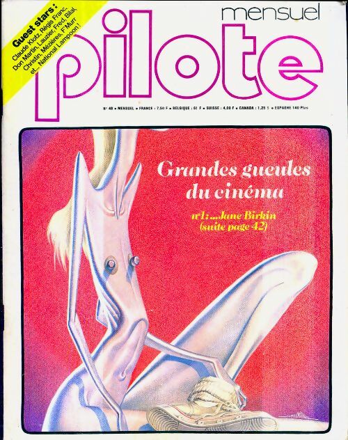 Livrenpoche : Pilote mensuel n°48 : Grandes gueules du cinéma - Collectif - Livre